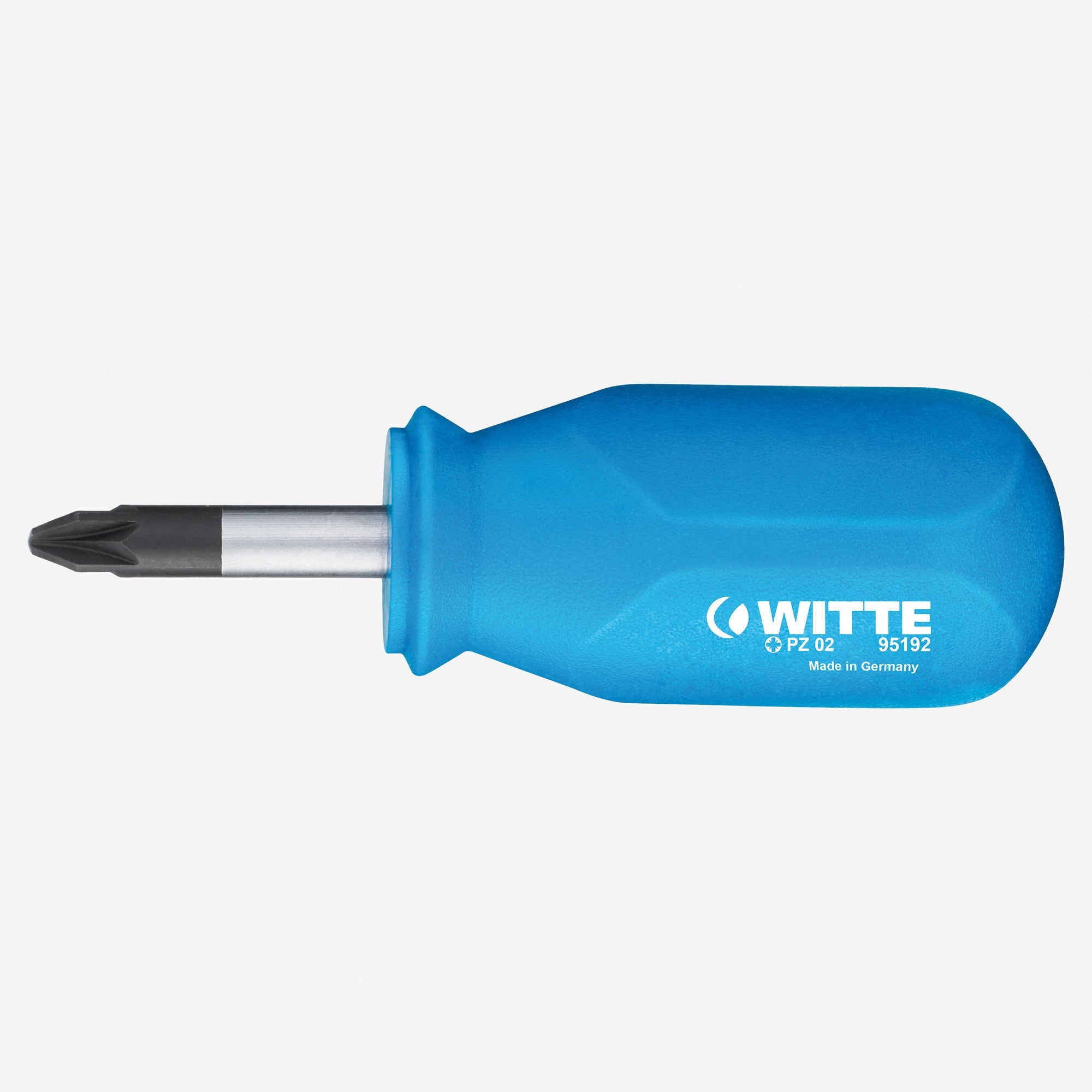 Witte Pro Pozidriv Stubby Screwdriver, #2 x 25mm