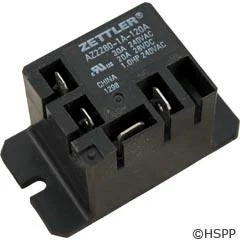 Zettler Mini Power Relay Z2280-1A-120A | SPST 30A 120VAC | Compact Design